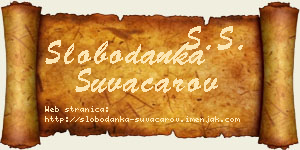 Slobodanka Suvačarov vizit kartica